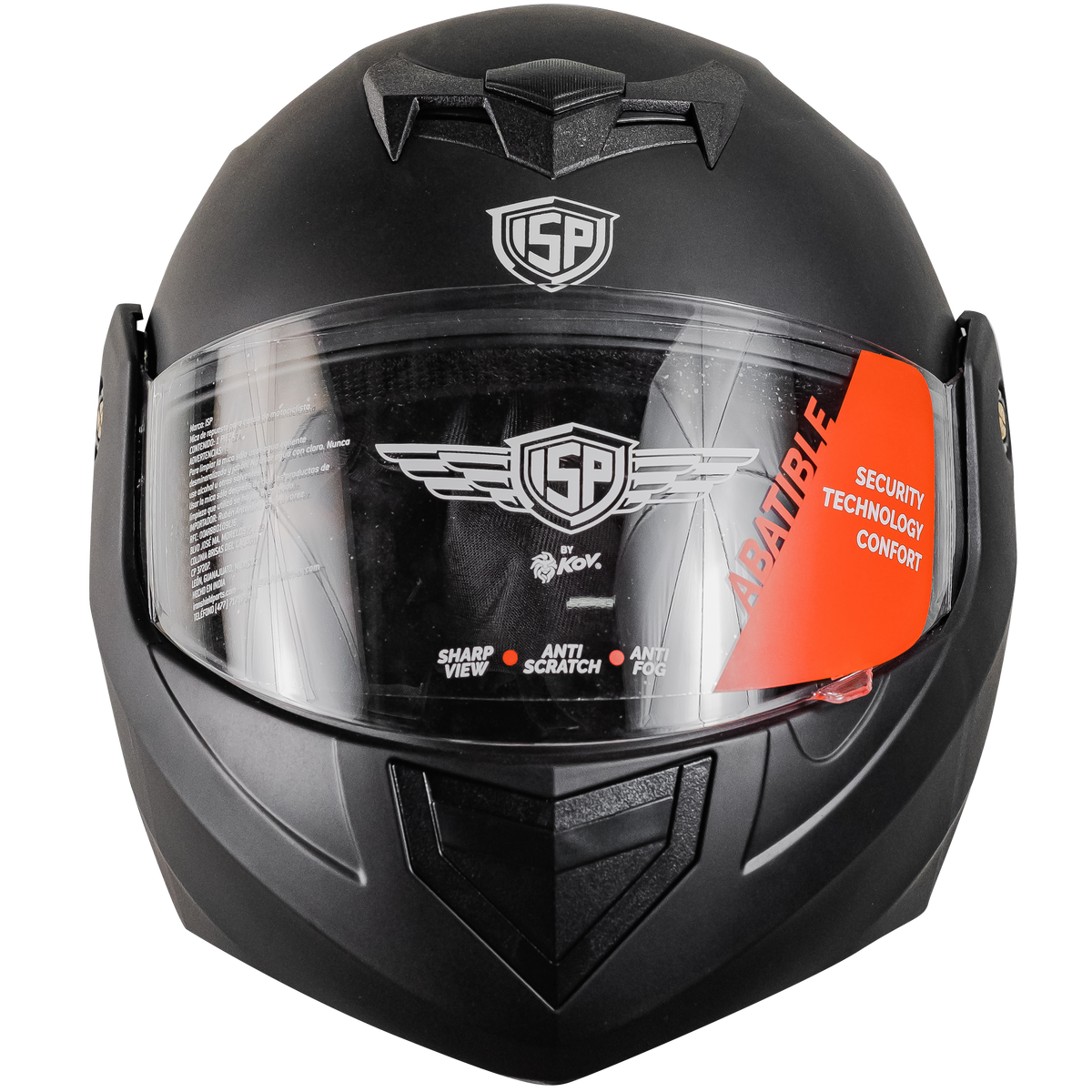 IRON-X HELMETS, INTREPID, SIMBIOTE NEGRO MATE